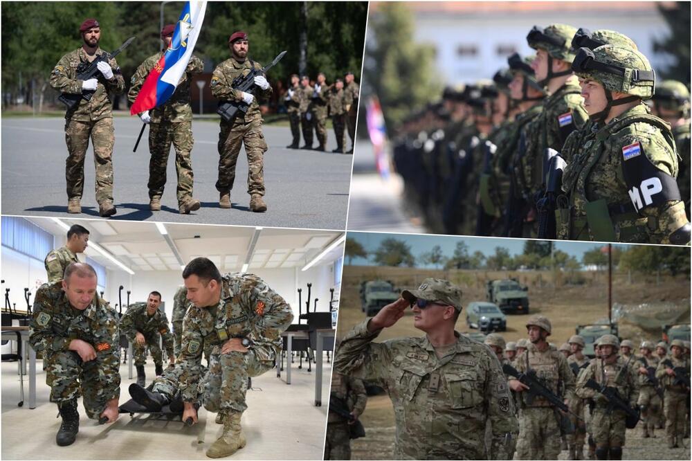 KOLIKO VOJNIKA IMAJU DRŽAVE REGIONA? Najbrojniju vojsku imaju Srbija i Hrvatska, a najmanju Slovenija i Crna Gora