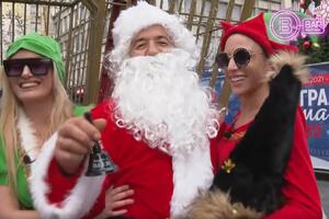 NESVAKIDAŠNJI ŠOU U CENTRU BEOGRADA! Učesnice Bara startovale Deda Mraza KREĆE NOVOGODIŠNJA EUFORIJA (VIDEO)