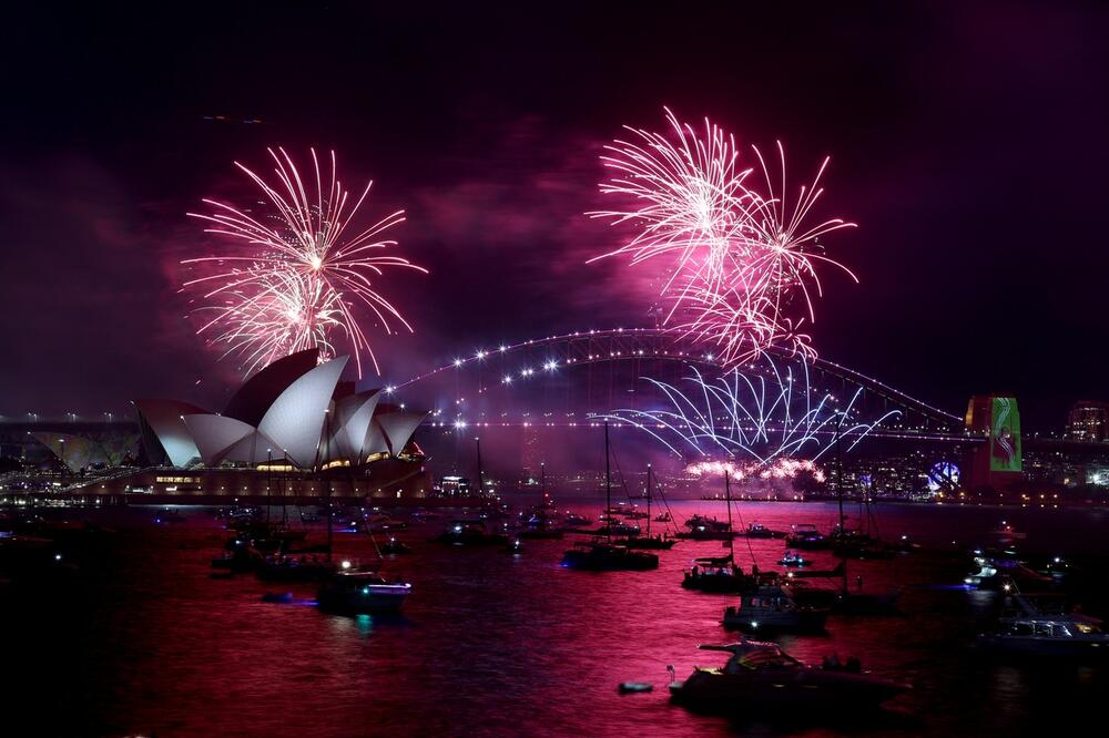 0649932939, Sidnej, vatromet, Nova godina, doček 2022. godine, Australija