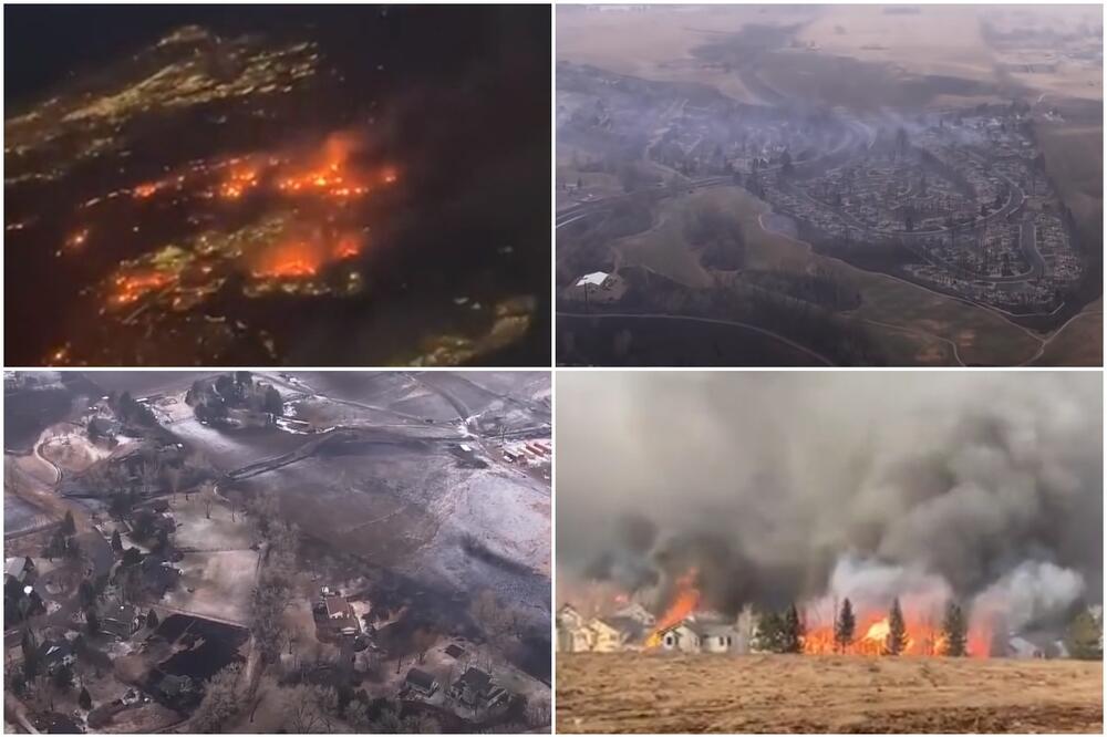 ZASTRAŠUJUĆI PRIZORI IZ KOLORADA: Šumski požar uništio skoro 1.000 kuća! Ulice pretvorene u gomile pepela VIDEO