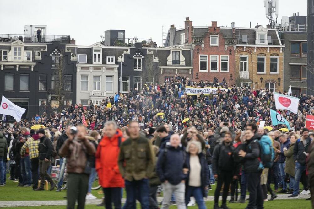 Amsterdam, protest, Holandija