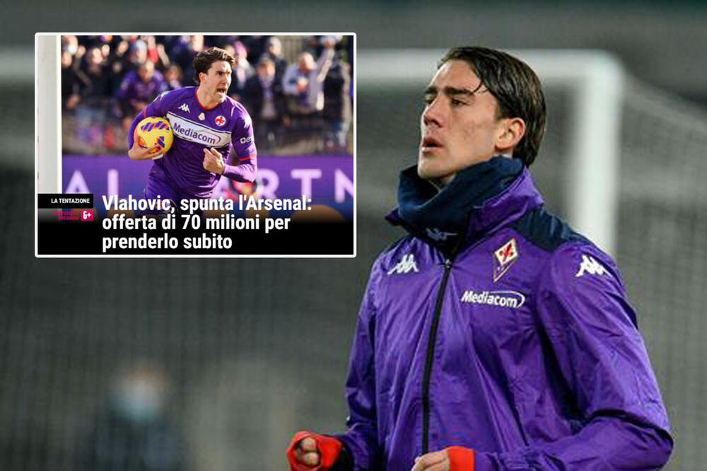 ITALIJANI SE RASPISALI: Arsenal hoće odmah da kupi Vlahovića, sada nudi 70 miliona evra!
