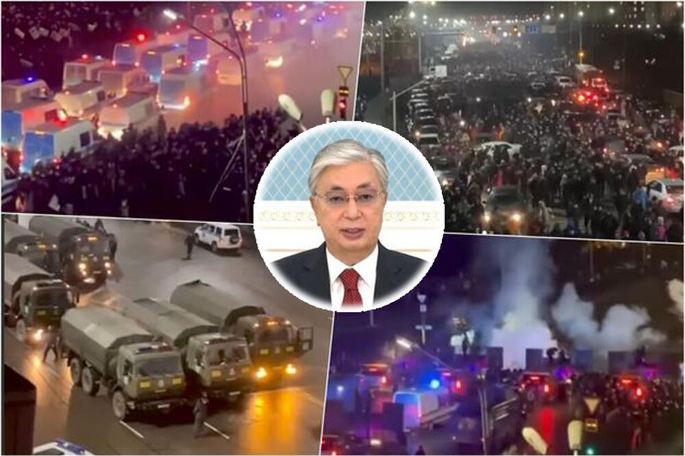 ZEMLJA U PLAMENU, PROTESTI SE ŠIRE, KAZAHSTANSKI PREDSENIK APELUJE: Ne nasedajte na provokacije! VIDEO