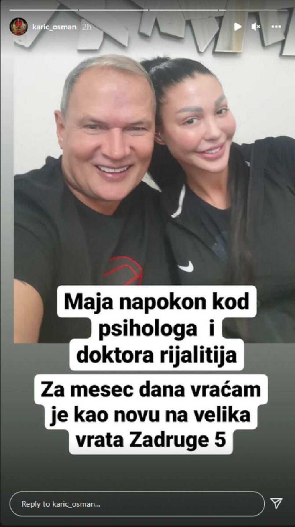 Maja Marinković, Osman Karić