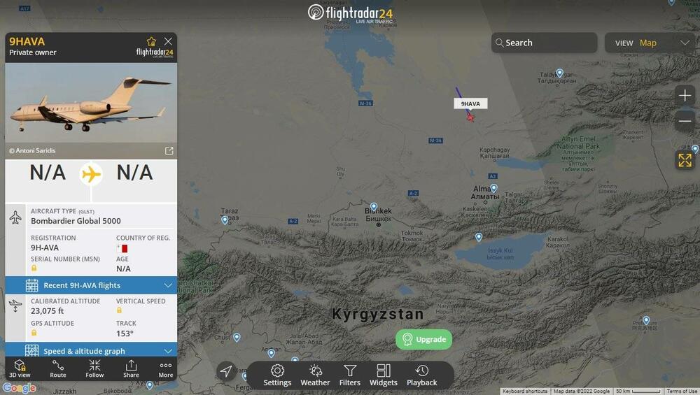 Kazahstan, flightradar