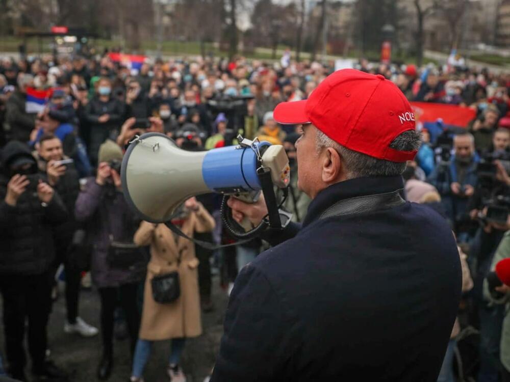 Novak Đoković, protest, Srđan Đoković