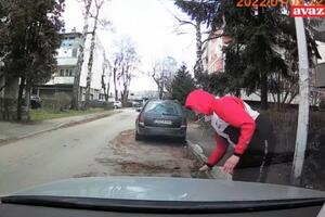SARAJEVSKI LOPOV NIJE IMAO SREĆE: Krenuo serijski da skida delove sa kola, nije računao na kamere VIDEO