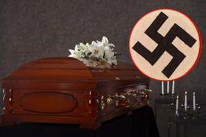 NACISTIČKI SIMBOL USRED RIMA: Jevrejski i katolički lideri osudili korišćenje zastave sa svastikom na sahrani!