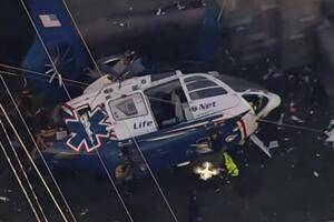 ČUDO U FILADELFIJI: U padu medicinskog helikoptera svi preživeli, uključujući i bebu pacijenta VIDEO
