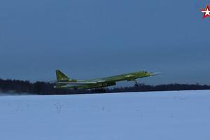 NOĆNA MORA ZA RUSKE PROTIVNIKE: Poleteo novi strateški bombarder Tu-160M VIDEO