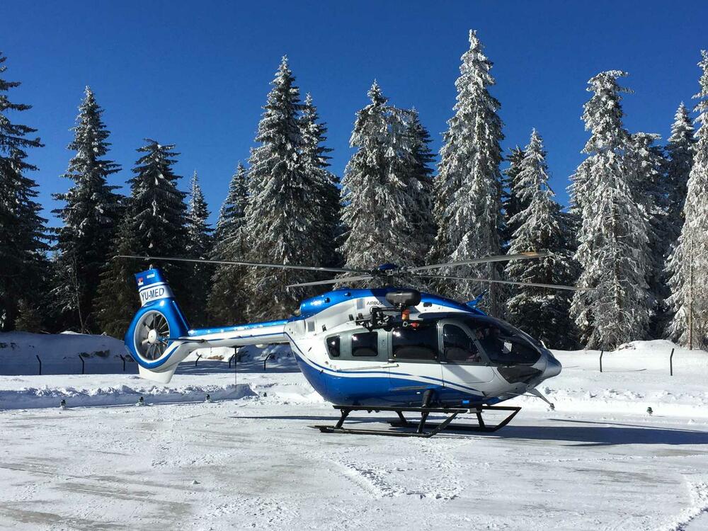 Kopaonik, Spasavanje, povređen skijaš