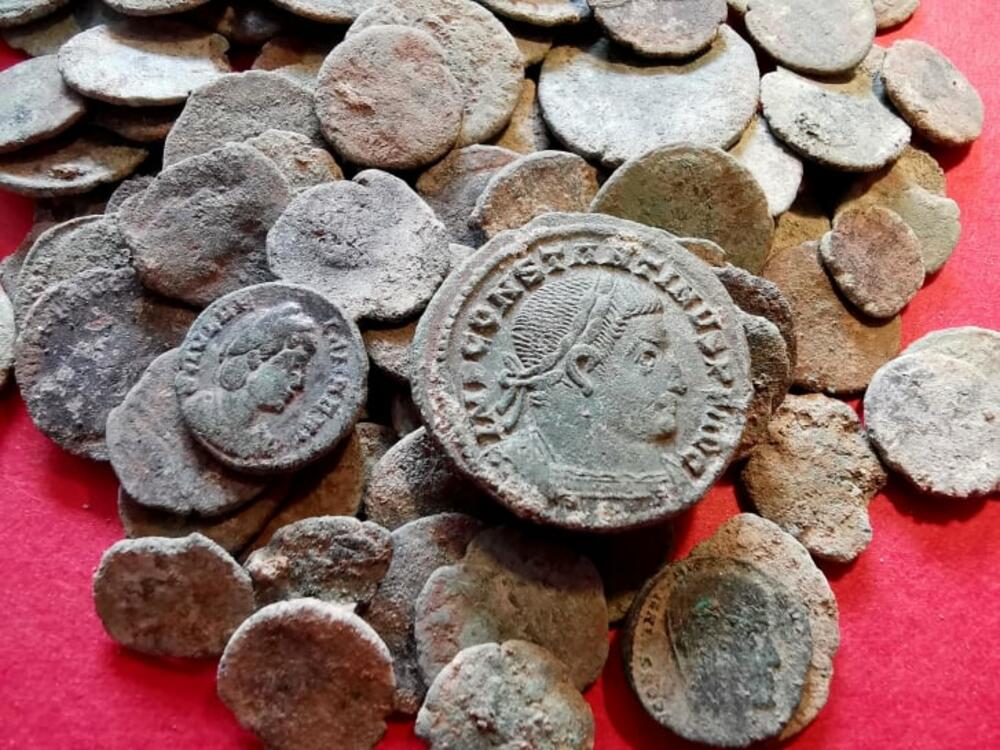 rimski novčići, arheologija, Španija