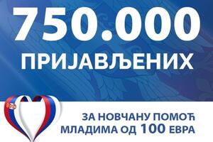 750.000 PRIJAVLJENIH DO JUČE U 18: Ministar Mali o odzivu mladih za 100 evra (FOTO)