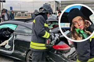 POGINULA ŽENA FUDBALERA! Jeziva tragedija u Ukrajini: Snimala sebe tokom vožnje, našli je u SMRSKANOM autu