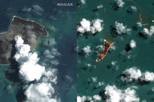 PRETI HUMANITARNA KATASTROFA? Tonga prekrivena pepelom, izlila se nafta duž obale Perua FOTO, VIDEO