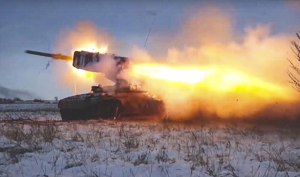 Vojne vežbe Ruski lanser raketa u dejstvu