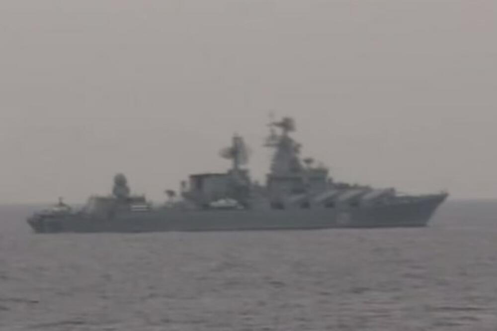 OVA RUSKA KRSTARICA DOMINIRA CRNIM MOREM: Moskva ne nosi moćne rakete kalibar, ali je i dalje opasan brod! VIDEO