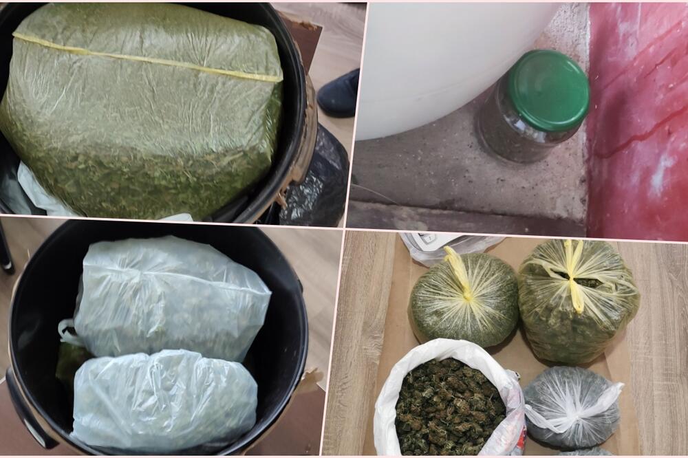 2 UHAPŠENA U KRUŠEVCU ZBOG DROGE: Policija zaplenila više od 5 kilograma marihuane (FOTO)