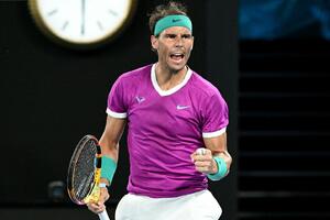 NADAL NASTAVLJA DA MELJE: Španac PREGAZIO Hačanova i juri ka završnici Australijan opena