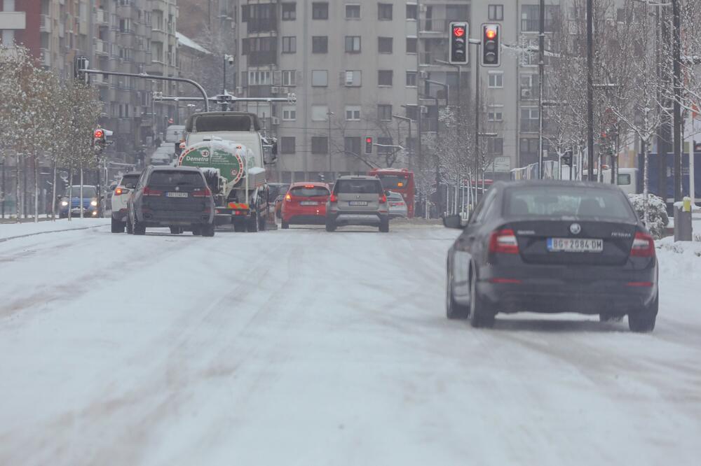 Beograd, sneg, zima
