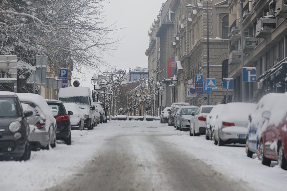 Beograd, sneg, zima