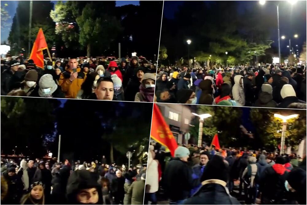 I VEČERAS PROTESTI BRANE NARODNU VOLJU: Skupovi širom Crne Gore! Podgorica, Berane... VIDEO