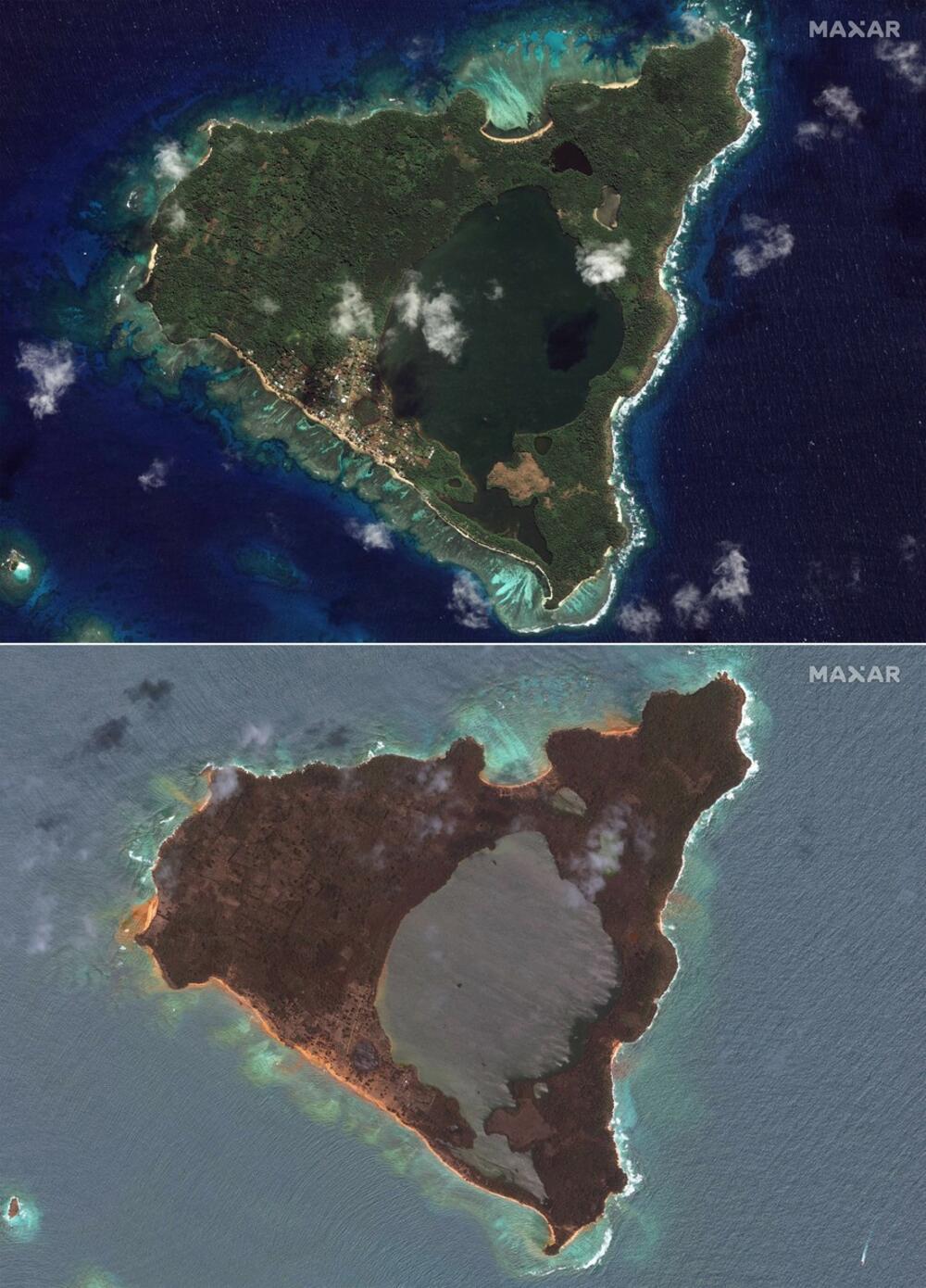 Tonga, vulkan
