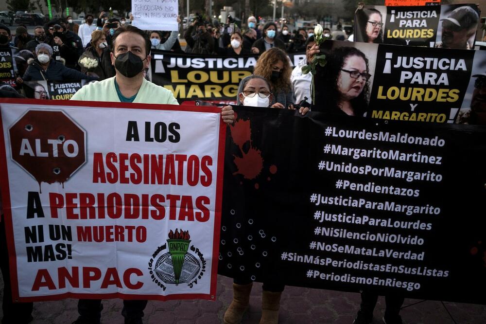 0656425178, protesti, ubistva novinara, Meksiko, novinari
