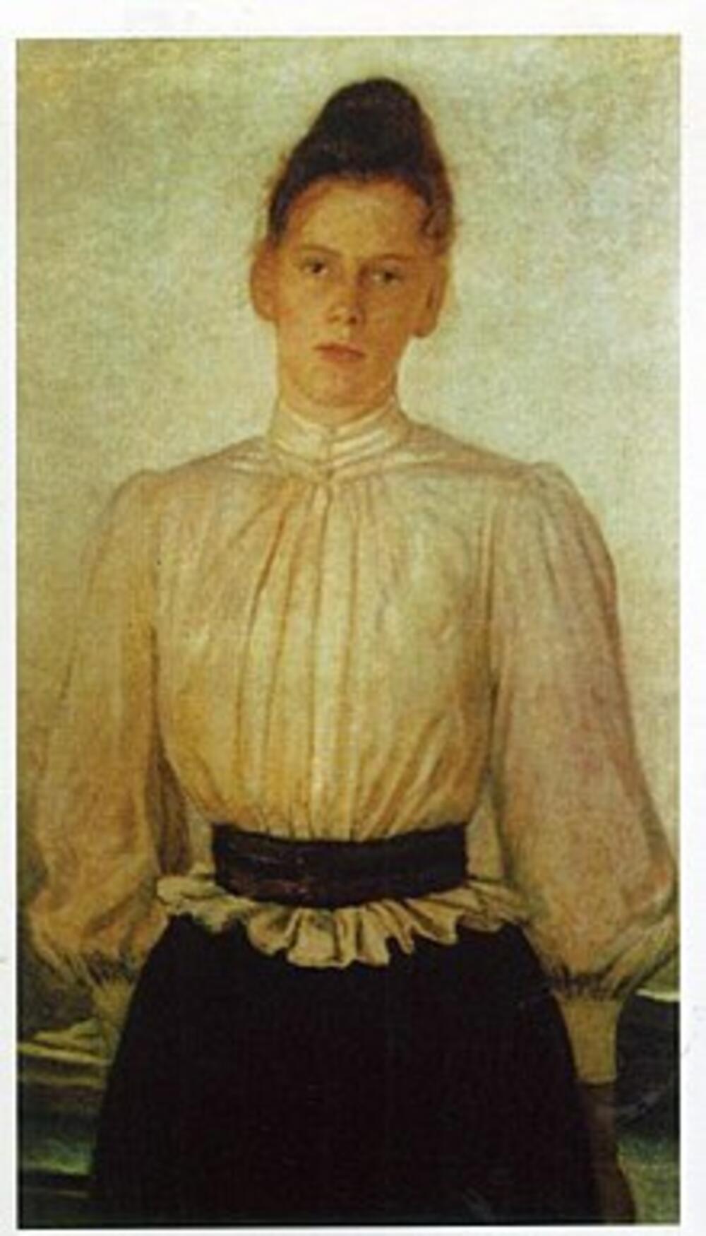 Портрет дочь толстого. Ге портрет Марии Львовны толстой.