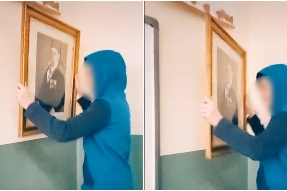 NEMA DALJE, BUKVALNO NEMA DALJE! Klinac u školi skinuo sliku Vuka Karadžića sa zida, ONO ŠTO JE NA POZADINI ŠOKIRALO SVE! (VIDEO)