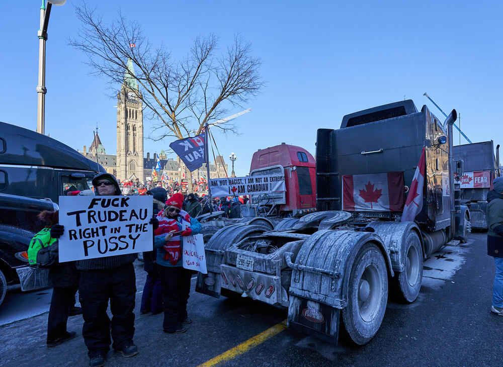 Kanada, Protest, Kamiondžije