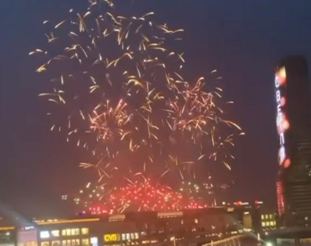 Kineska nova godina, vatromet, Beograd