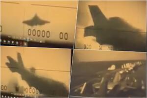 PROCURIO NOVI JEZIVI SNIMAK UDARA F-35 NA PALUBU NOSAČA AVIONA Nadzorne kamere zabeležile sve! Tragedija za dlaku izbegnuta VIDEO