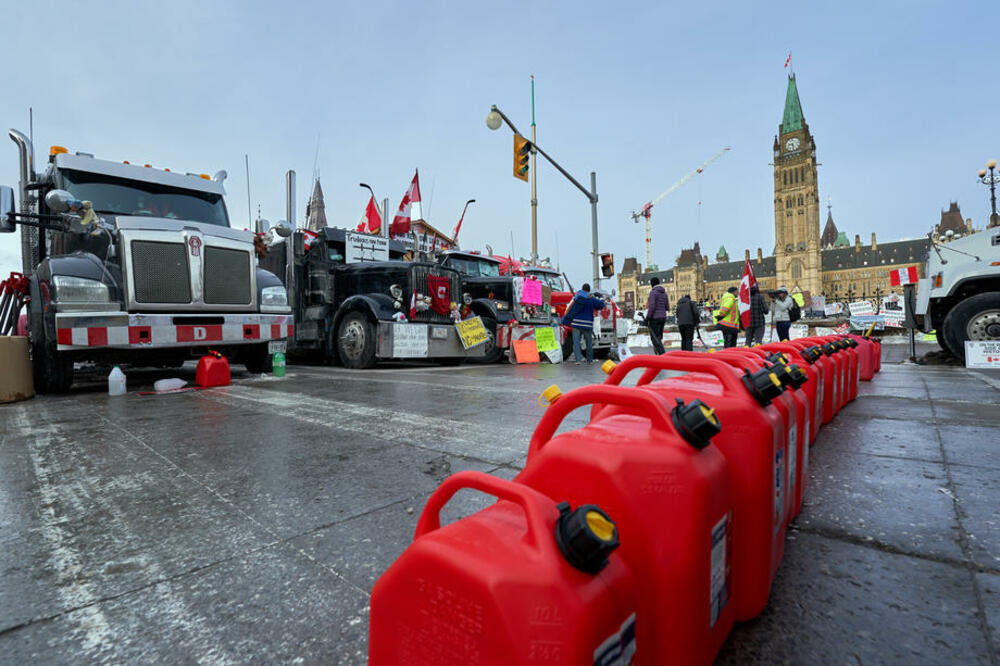 Otava, Konvoj slobode, Kanada, kamiondžije, protest