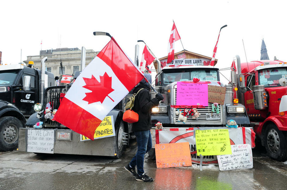 Otava, Konvoj slobode, Kanada, kamiondžije, protest