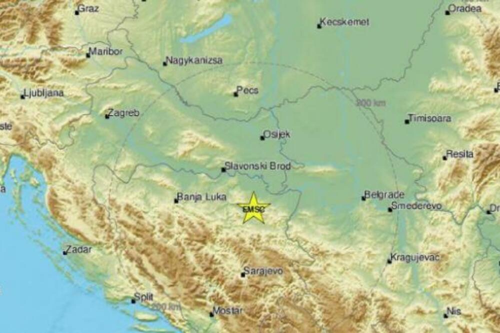ZEMLJOTRES U BOSNI I HERCEGOVINI: Potres pogodio šire područje Tuzle, osetio se i u Hrvatskoj