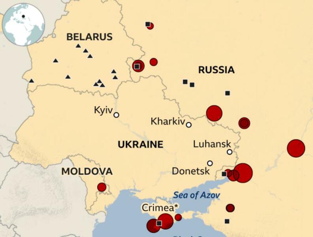 ruske trupe, mapa