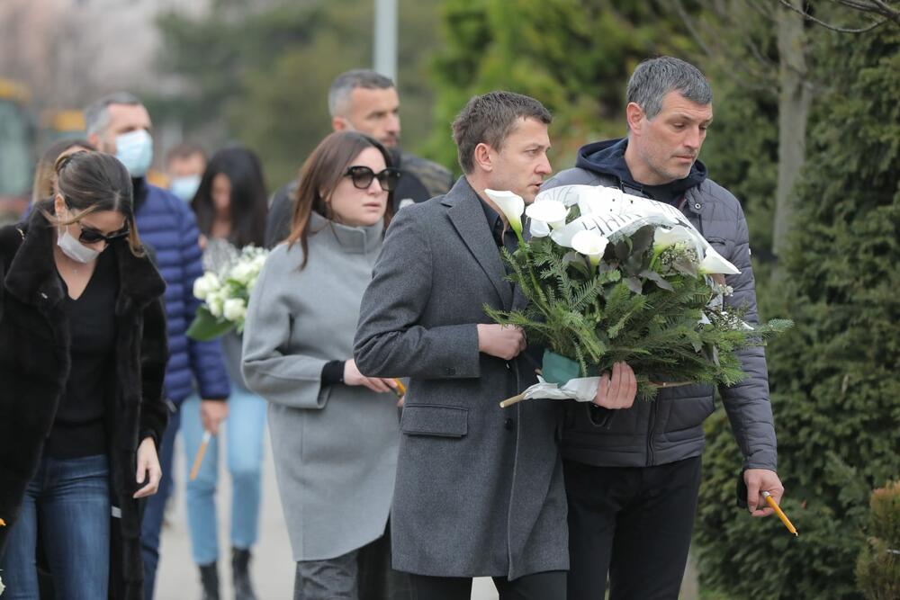 Snežana Pantić, sahrana