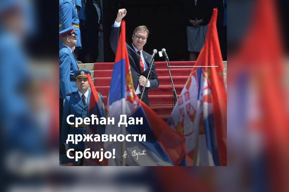 PREDSEDNIK ČESTITAO GRAĐANIMA SRETENJE: Srećan Dan državnosti, Srbijo FOTO