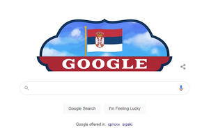 NA POČETNOJ STRANICI VIJORI SE SRPSKA ZASTAVA: Google napravio spektakl na Dan državnosti Srbije, pogledajte i vatromet