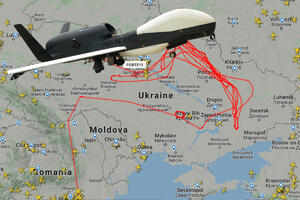 ISTOK UKRAJINE POD PRISMOTROM AMERIČKIH IZVIĐAČA I DRONOVA: RC-135W Rivet Joint i RQ-4 GLOBAL HAWK lete u smenama! Nema pauze