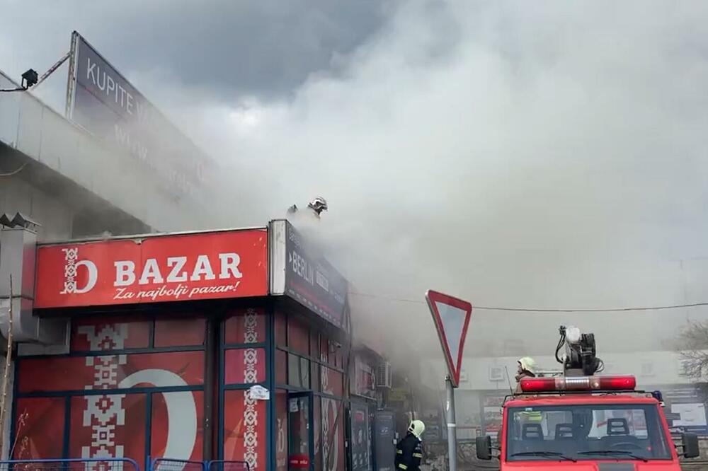 POŽAR NA AUTOBUSKOJ STANICI U SARAJEVU: Ima povređenih, ljudi bežali u panici, vatra zahvatila prodavnice VIDEO