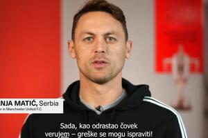 NEMANJA MATIĆ PROTIV NASILJA NAD ŽENAMA: Poznati srpski fudbaler u kampanji "BUDI PRVA LIGA"