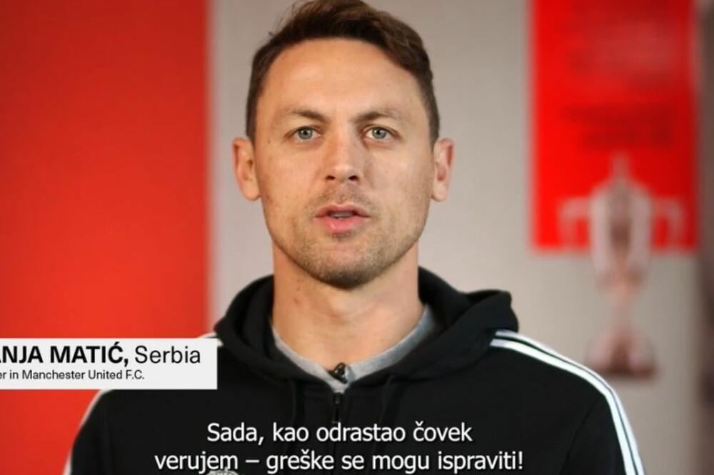 NEMANJA MATIĆ PROTIV NASILJA NAD ŽENAMA: Poznati srpski fudbaler u kampanji "BUDI PRVA LIGA"