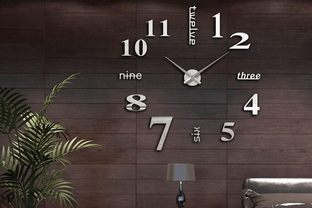 UNESITE SVEŽINU U DOM ILI RADNI PROSTOR: Treba vam samo 5 minuta, prazan zid i 3D sat!