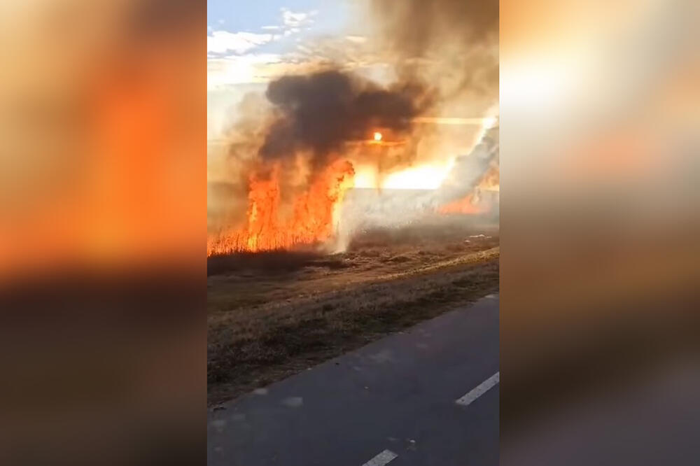 OPET DRAMA U FUTOGU: Ponovo gore nasip i stari ribnjak, vatrogasci se bore sa stihijom (VIDEO, FOTO)