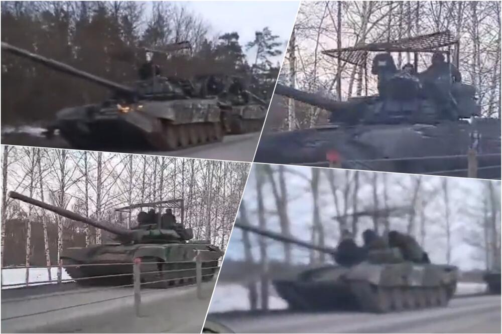 U STRAHU SU VELIKE OČI Ruski tenkovi T-72 sa nadgradnjom opet podstakli priču o INVAZIJI Ukrajine! VIDEO