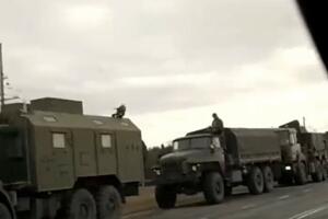 NACIONALNA GARDA ČEČENIJE OSVANULA U BELORUSIJI: Kolona Kadirovaca snimljena na 30 kilometara od granice sa Ukrajinom! VIDEO