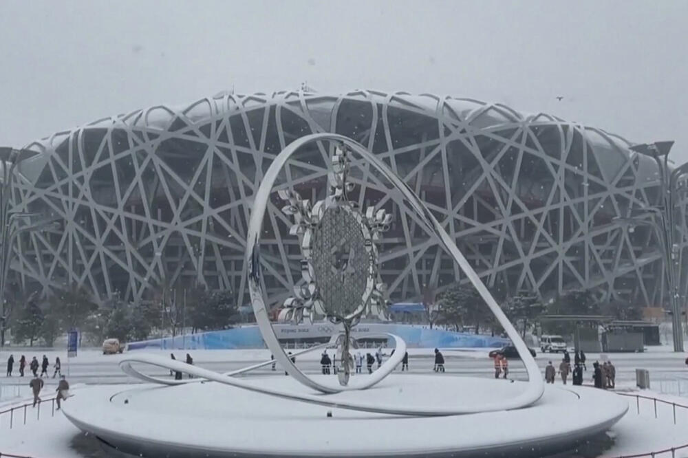 VELIČANSTVENA SLIKA LEDA I SNEGA Zatvorene Zimske olimpijske igre u Pekingu! VIDEO