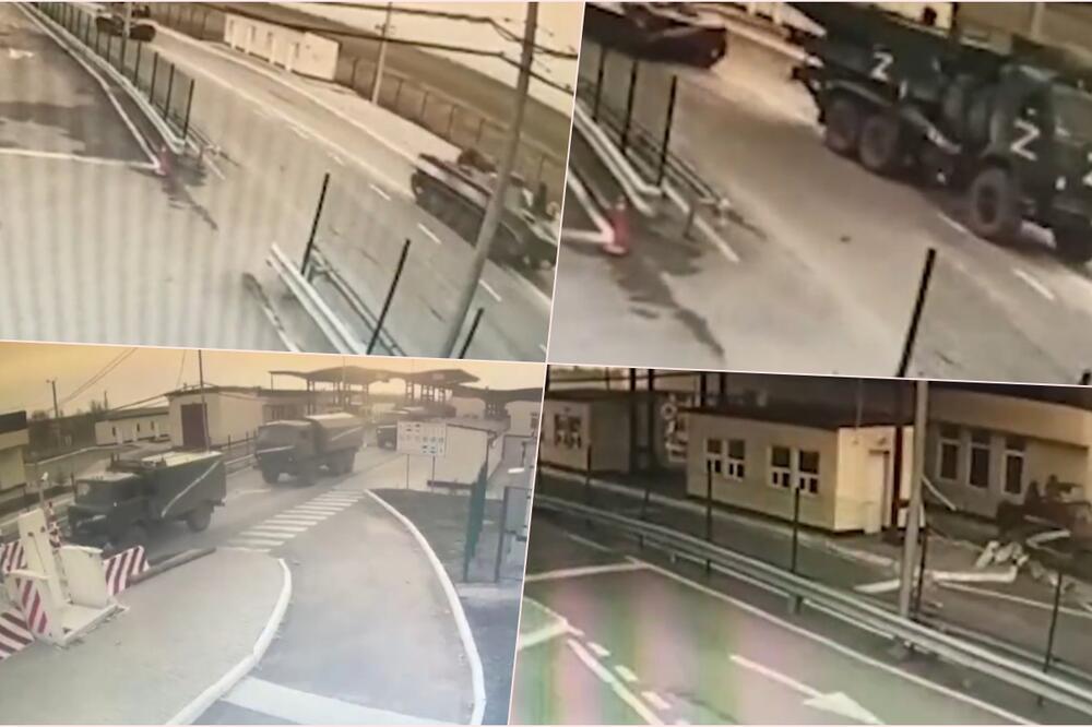 KIJEV: Ruska vojska napala Ukrajinu iz Belorusije, CNN objavio snimak ulaska tenkova VIDEO